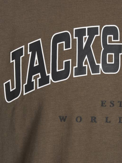 JACK&JONES JJECALEB VARSITY TEE SS O-NECK SN JNR