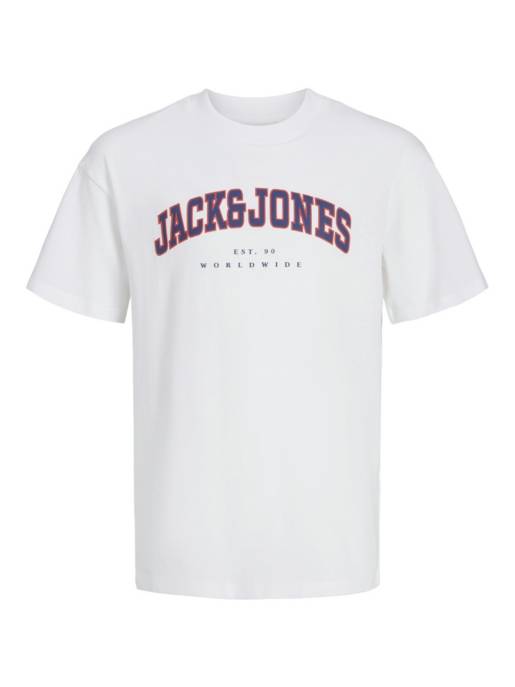 JACK&JONES JJECALEB VARSITY TEE SS O-NECK SN JNR