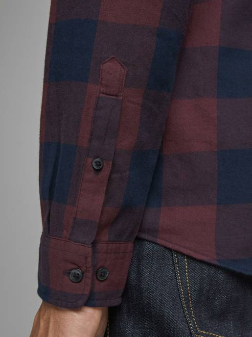 JACK&JONES JJEGINGHAM TWILL SHIRT L/S NOOS