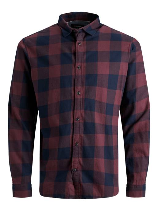 JACK&JONES JJEGINGHAM TWILL SHIRT L/S NOOS