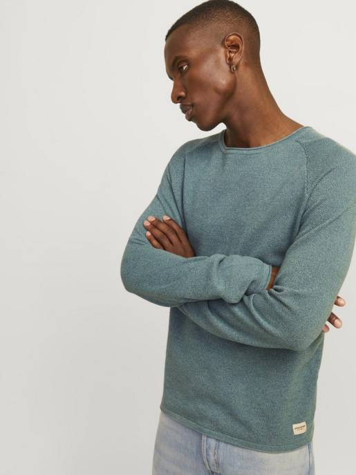 JACK&JONES JJEHILL KNIT CREW NECK NOOS