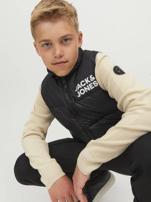 JACK&JONES JJETOBY BODYWARMER COLLAR SN JNR