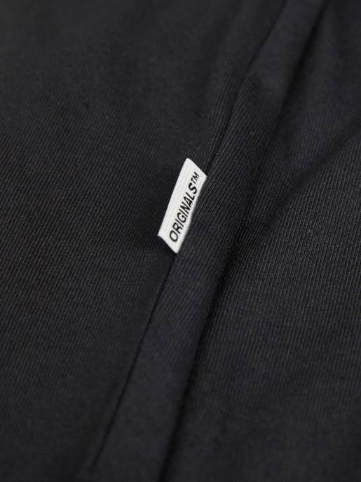 JACK&JONES JORBORA WORLD TEE SS CREW NECK BLK