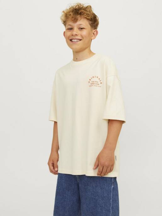 JACK&JONES JORBROOKLYN BACK TEE SS CREW NECK JNR