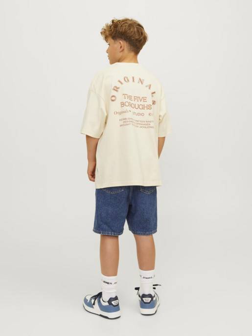 JACK&JONES JORBROOKLYN BACK TEE SS CREW NECK JNR