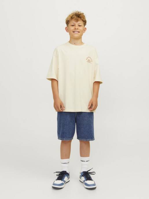 JACK&JONES JORBROOKLYN BACK TEE SS CREW NECK JNR