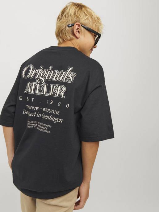 JACK&JONES JORBROOKLYN BACK TEE SS CREW NECK JNR
