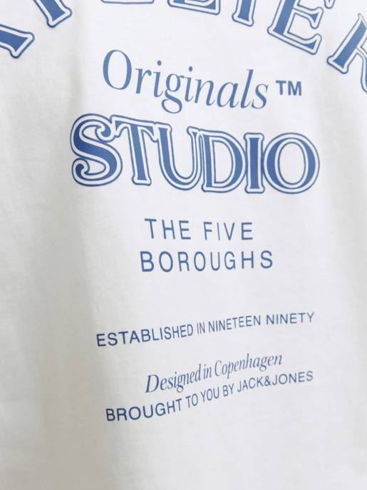 JACK&JONES JORBROOKLYN BACK TEE SS CREW NECK JNR