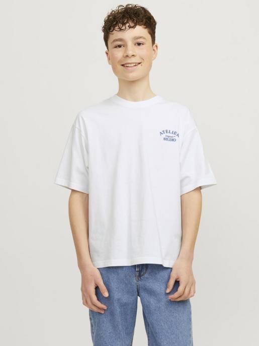 JACK&JONES JORBROOKLYN BACK TEE SS CREW NECK JNR