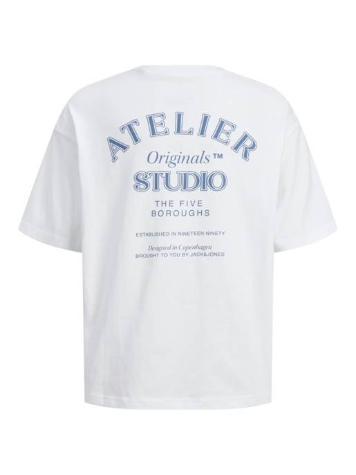 JACK&JONES JORBROOKLYN BACK TEE SS CREW NECK JNR