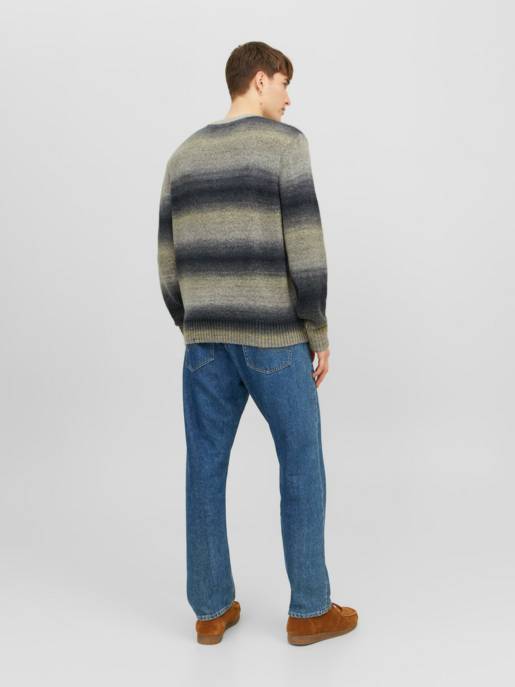 JACK&JONES JORGRACIA SPACE DYE KNIT CREW NECK
