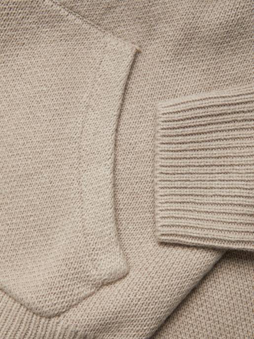 JACK&JONES JORJACOB KNIT ZIP HODDIE BLK