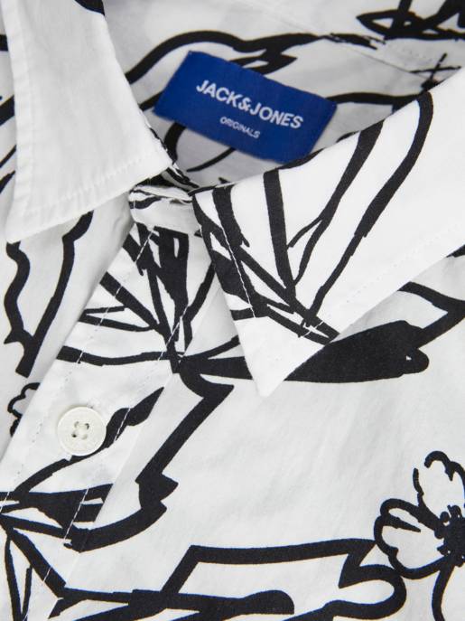 JACK&JONES JORLAFAYETTE AOP SHIRT SS