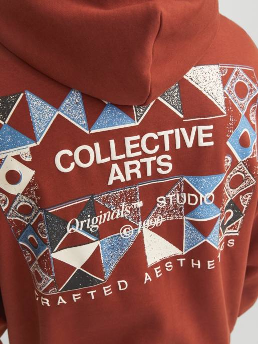 JACK&JONES JORNOHO BACK GRAPHIC SWEAT HOOD