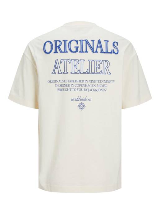 JACK&JONES JORSANTORINI BACK TEE SS CREW NECK SN