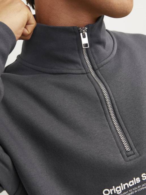 JACK&JONES JORVESTERBRO SWEAT QUARTER ZIP HN NOOS