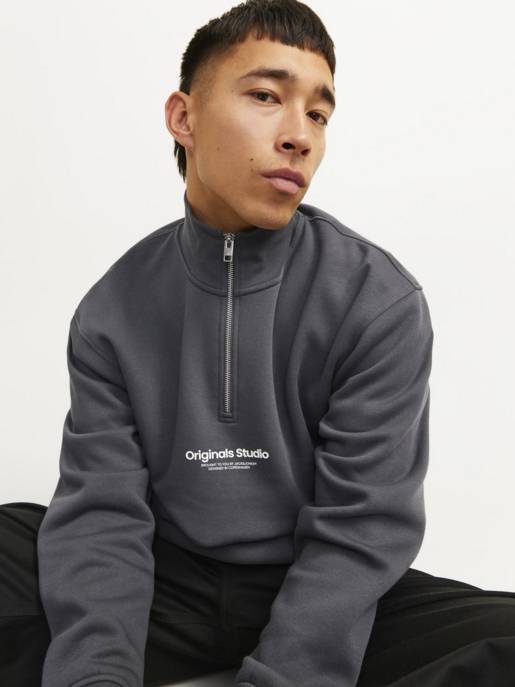 JACK&JONES JORVESTERBRO SWEAT QUARTER ZIP HN NOOS