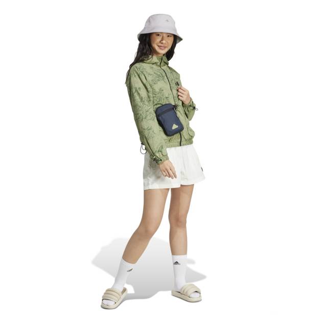 Adidas Performance Jacke "W CE WB" - Sportlich, Langarm, Kapuze, Locker, Unifarben, Elastische Bündchen, Reißverschlusstaschen, Durchgehender Frontreißverschluss