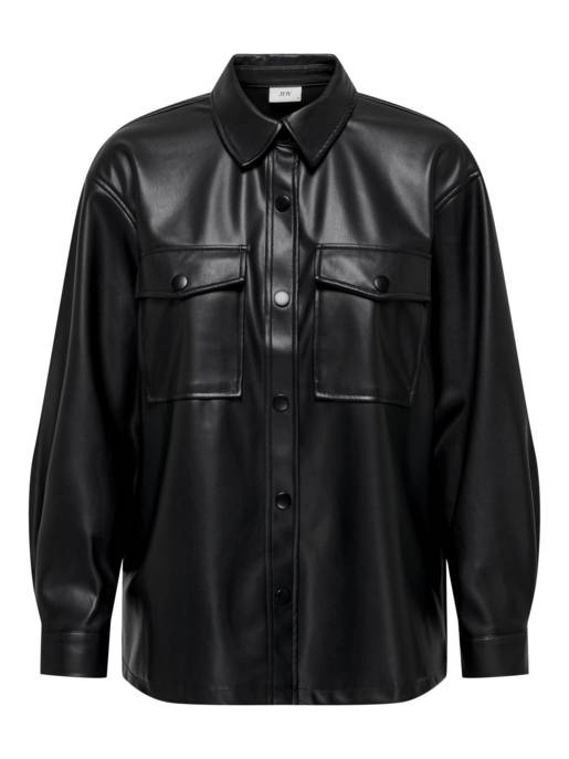 JDY JDYALAIA L/S FAUX LEATHER SHIRT PNT DIA