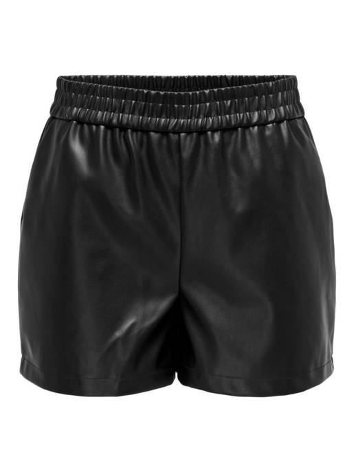 JDY JDYALAIA MW FAUX LEATHER SHORTS PNT DIA