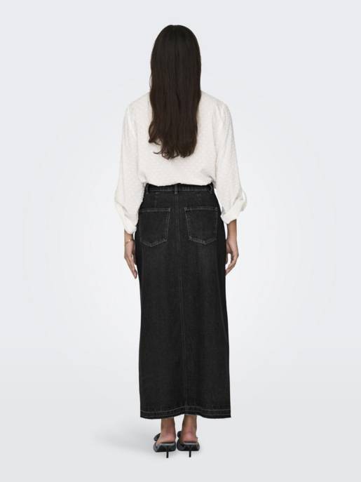 JDY JDYBELLA HW LONG SKIRT DNM NOOS