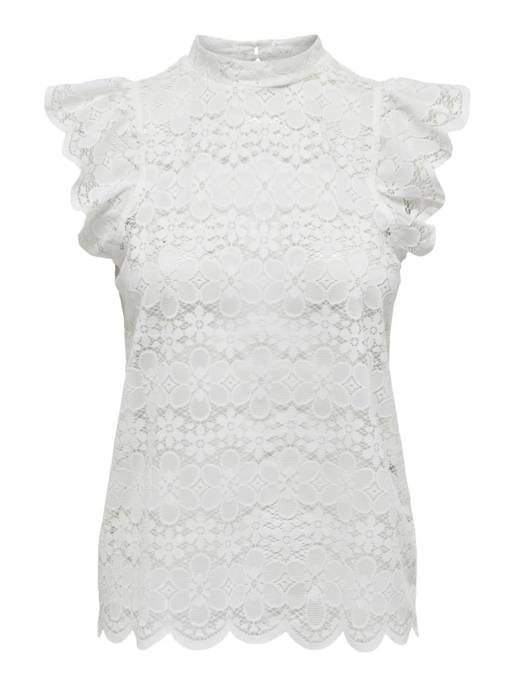 JDY JDYBLOND S/L LACE TOP JRS NOOS