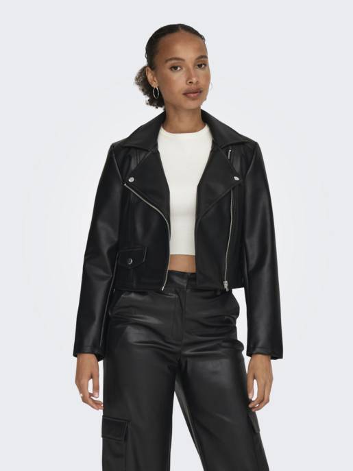 JDY JDYETTA FAUX LEATHER JACKET OTW SIE