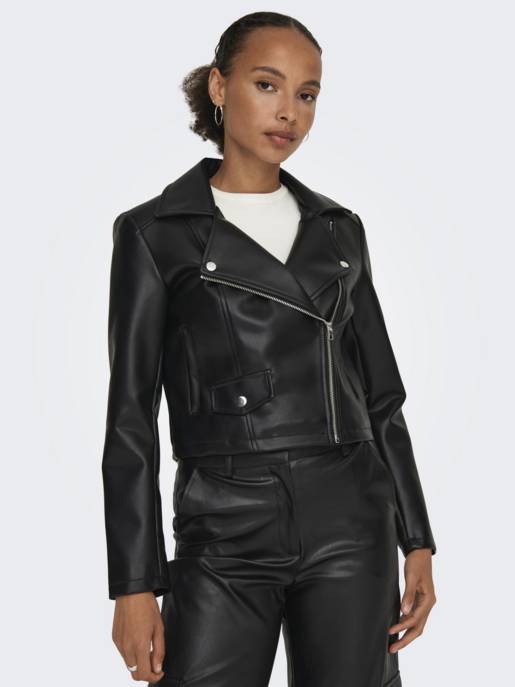 JDY JDYETTA FAUX LEATHER JACKET OTW SIE