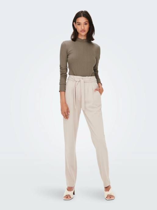 JDY JDYFRANSISKA L/S HIGHNECK TOP JRS NOOS