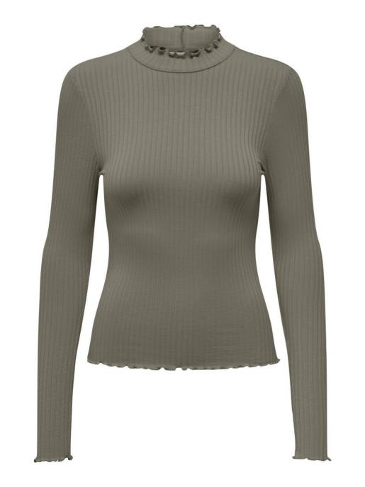 JDY JDYFRANSISKA L/S HIGHNECK TOP JRS NOOS