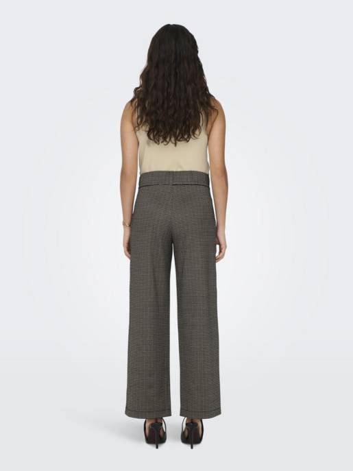 JDY JDYGEGGO MIA LONG CHECK PANT JRS NO