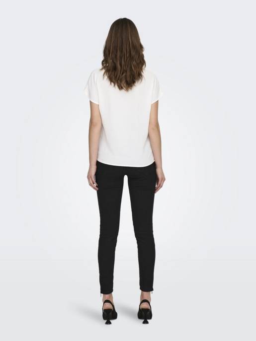JDY JDYLION LIFE S/S TOP WVN NOOS