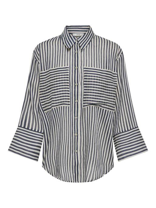 JDY JDYMARTINA 7/8 STRIPED SHIRT WVN