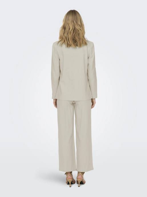 JDY JDYMAYA L/S LINEN BLAZER PNT DIA