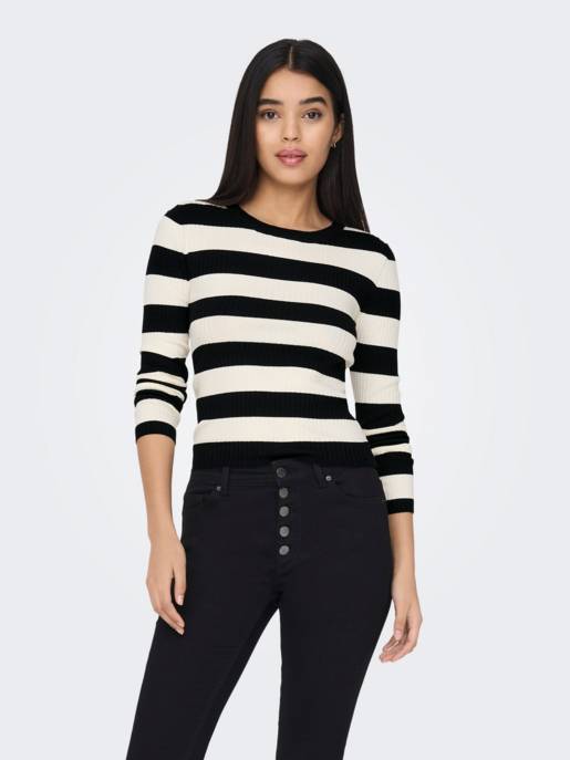 JDY JDYPLUM L/S O-NECK PULLOVER KNT NOOS