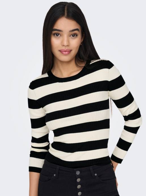 JDY JDYPLUM L/S O-NECK PULLOVER KNT NOOS
