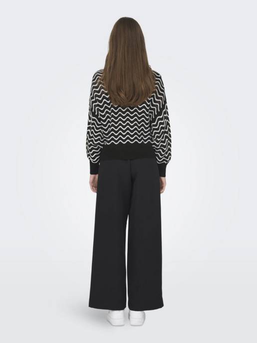 JDY JDYRITA L/S SHORT STRUC PULL KNT NOOS