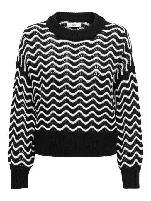 JDY JDYRITA L/S SHORT STRUC PULL KNT NOOS