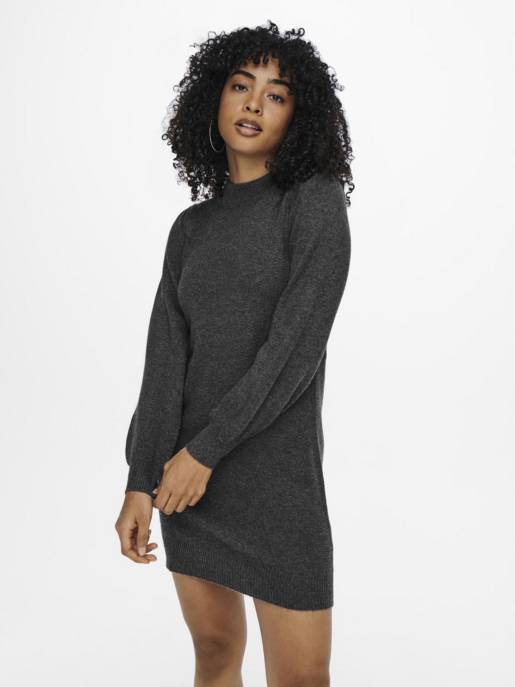 JDY JDYRUE L/S HIGH NECK DRESS KNT NOOS