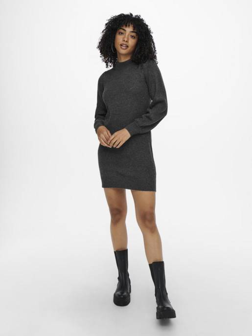 JDY JDYRUE L/S HIGH NECK DRESS KNT NOOS
