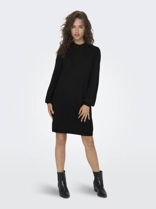 JDY JDYRUE L/S HIGH NECK DRESS KNT NOOS