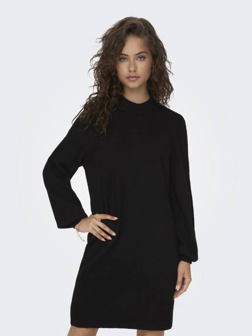 JDY JDYRUE L/S HIGH NECK DRESS KNT NOOS
