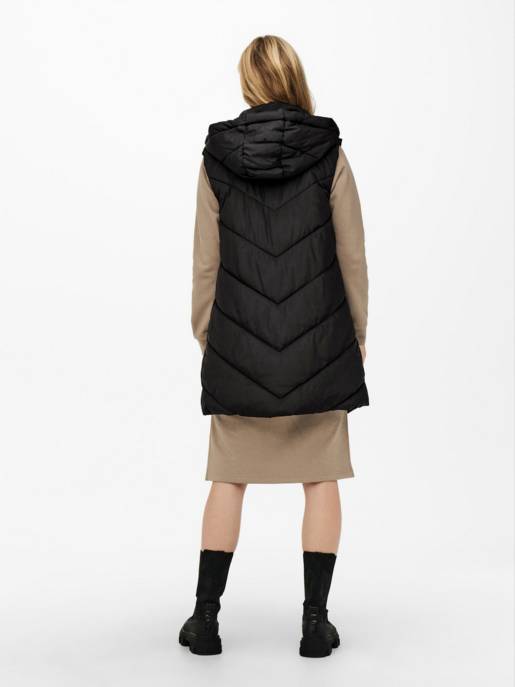 JDY JDYSKYLAR PADDED HOOD WAISTCOAT OTW