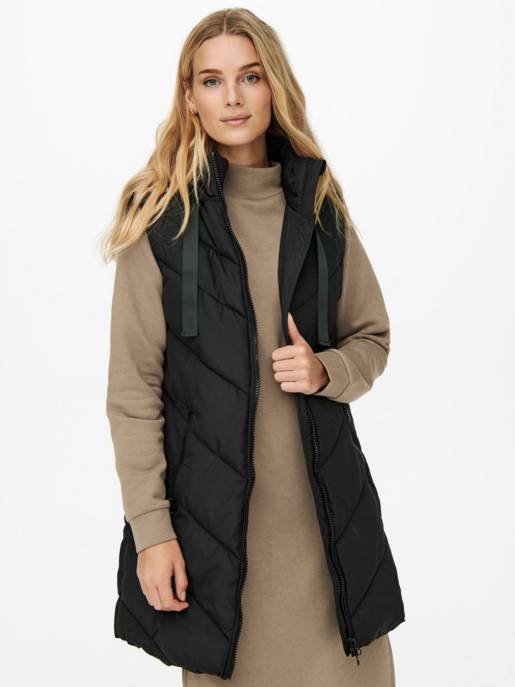 JDY JDYSKYLAR PADDED HOOD WAISTCOAT OTW
