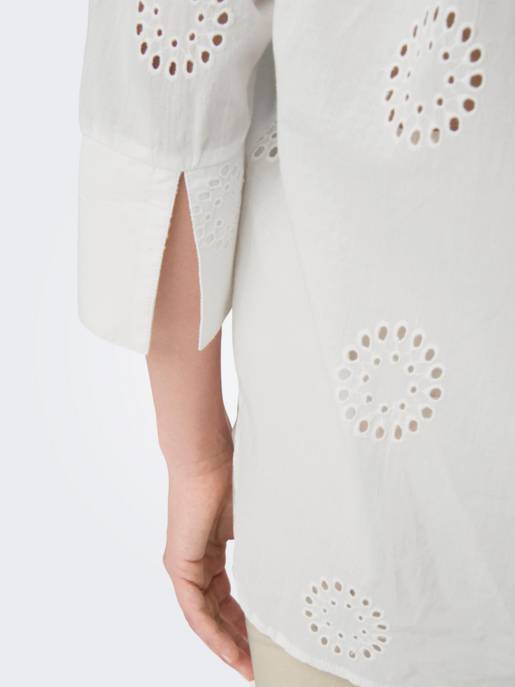 JDY JDYTALLIE 3/4 LONG SHIRT WVN