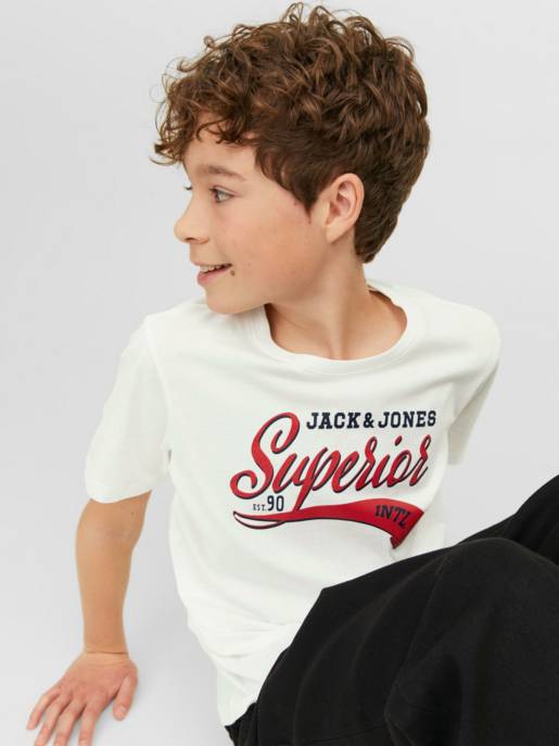 JACK&JONES JJELOGO TEE SS NECK 2 COL 23/24 NOOS JNR