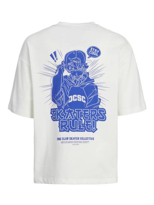 JACK&JONES JOCSC BACKPRINT TEE SS VOL CREW NECK JNR