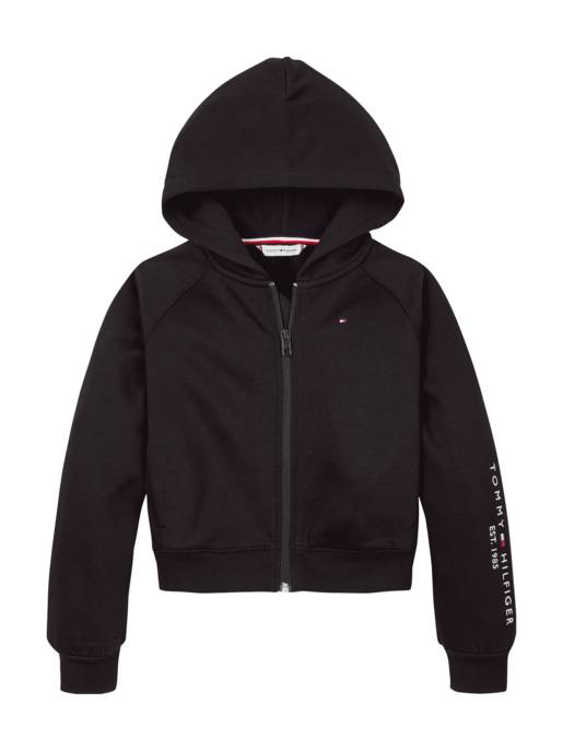 Tommy Hilfiger Kapuzen-Sweatshirt Mit Durchgehendem Reißverschluss