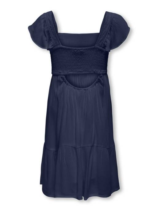 KIDS ONLY KOGEVA S/L BACK CUT OUT DRESS WVN