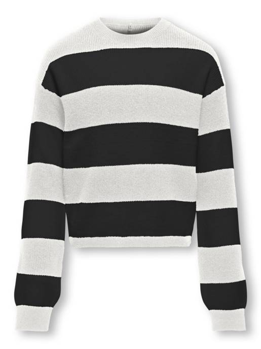 KIDS ONLY KOGFRANCA SHORT L/S STRIPE KNT NOOS